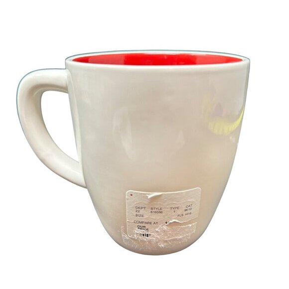 Rae Dunn Merry Gnomas Mug Dog Christmas Holiday Large Coffee Cup Ceramic Magenta - Picture 5 of 9
